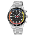 GV2 by Gevril Regatta Quartz Black Dial Mens Watch 42700B