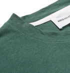 Norse Projects - James Cotton and Linen-Blend T-Shirt - Men - Green