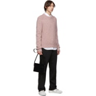 Maison Margiela Pink Wool Gauge 3 Sweater