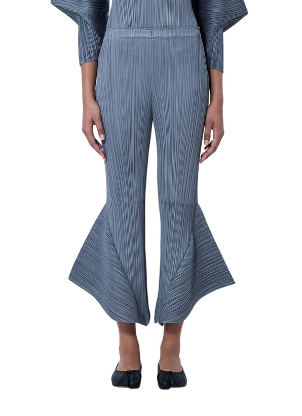 Photo: Pleats Please Issey Miyake Pleated Flared Trousers