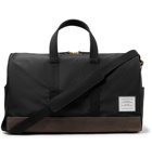 Thom Browne - Suede-Trimmed Canvas Holdall - Black