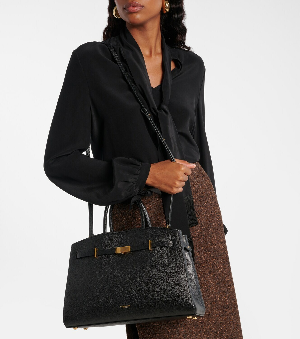 DeMellier Hudson Medium leather tote bag