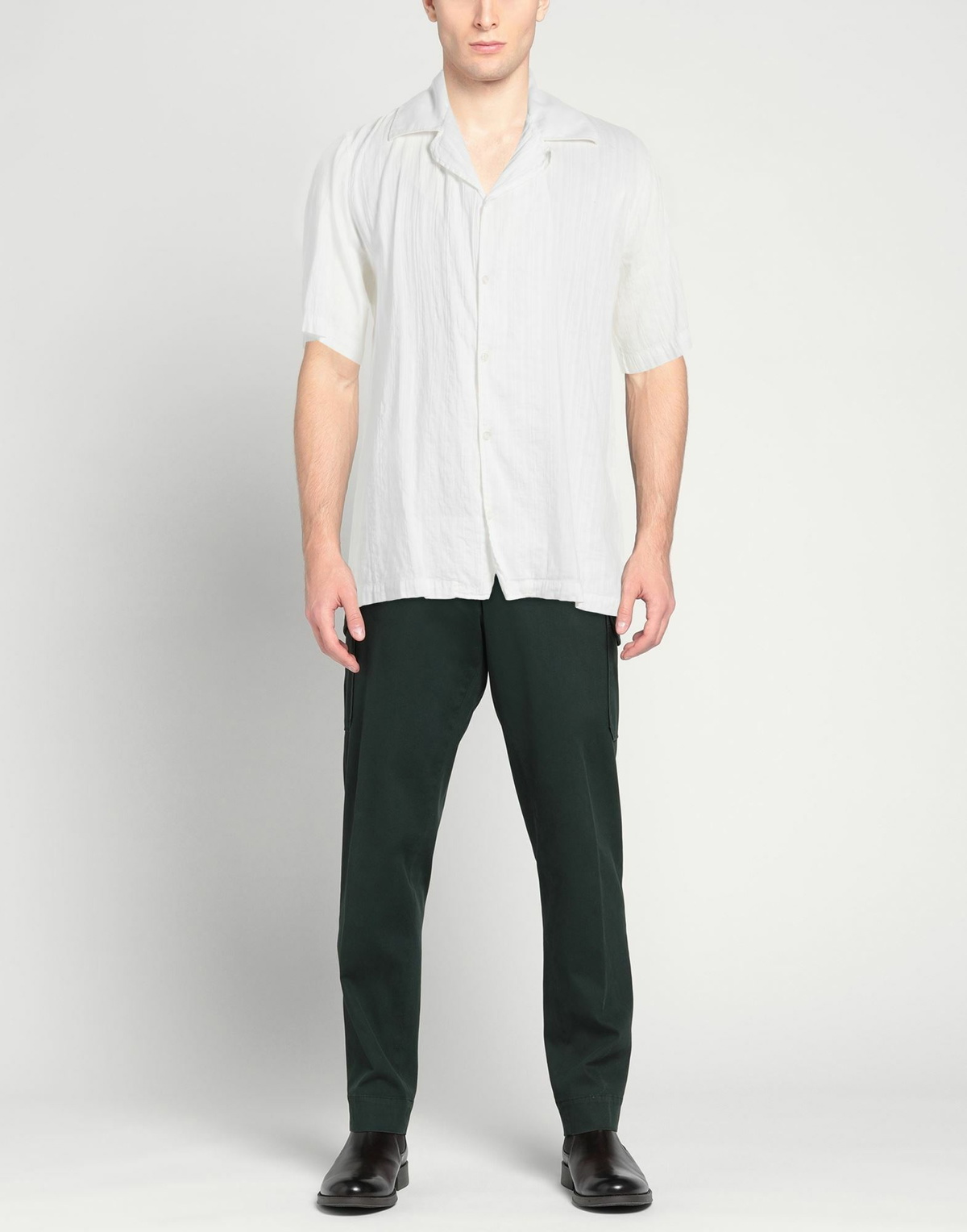 Crossley Mens Shirt in Off white