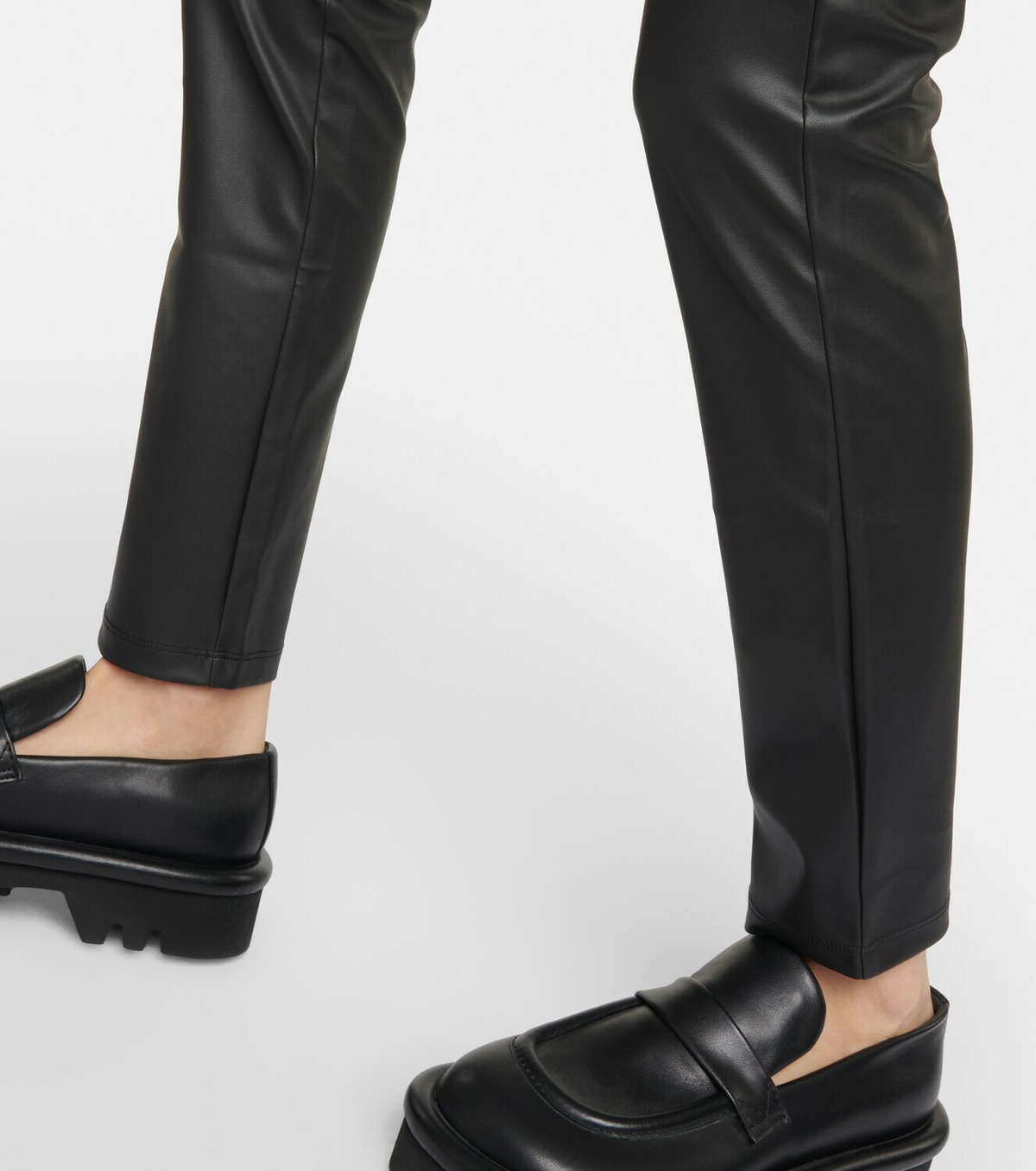 Max Mara Leisure Zefir faux leather straight pants