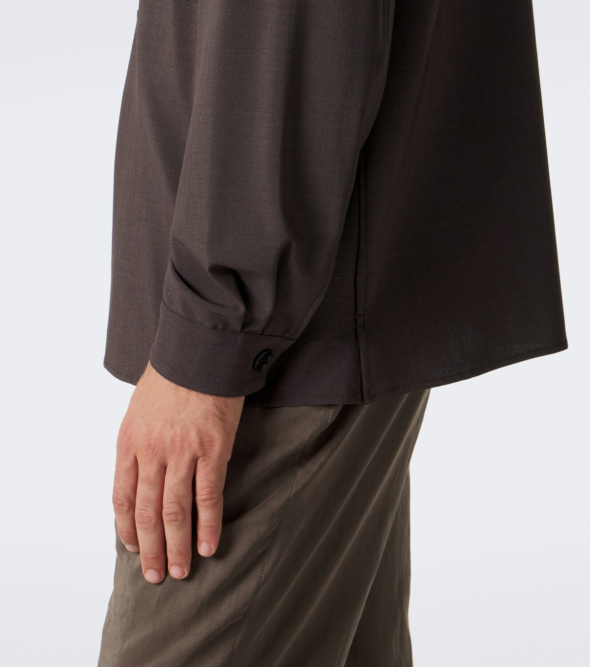 Giorgio Armani Wool and silk-blend shirt