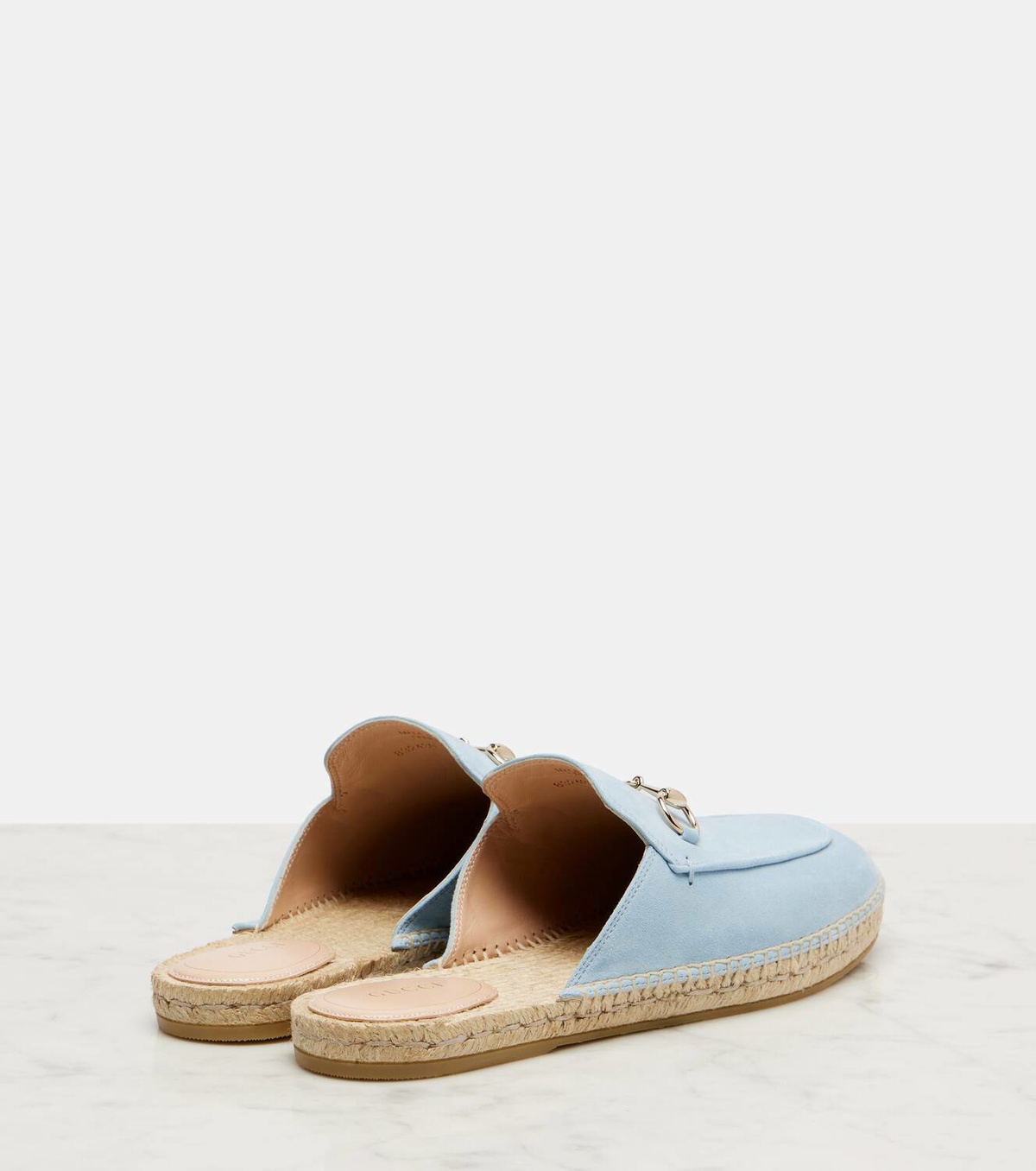 Gucci Horsebit suede espadrille mules Gucci