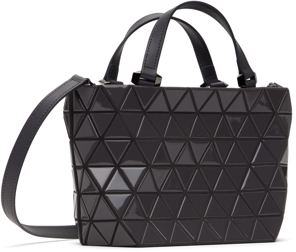 BAO BAO ISSEY MIYAKE Gray Crystal Gloss Bag Bao Bao Issey Miyake BAO BAO ISSEY MIYAKE Gray Crystal Gloss Bag Bao Bao Issey Miyake