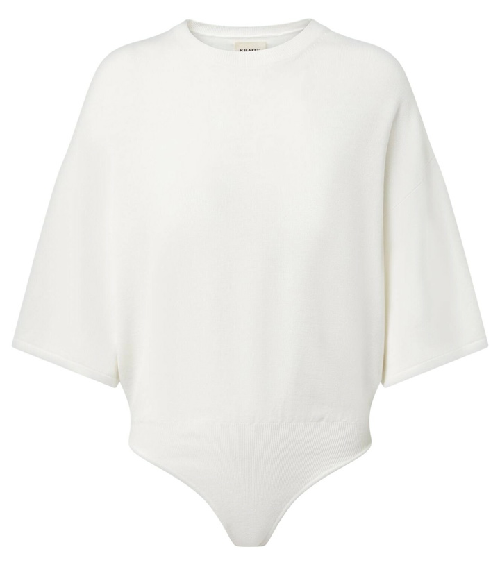 Photo: Khaite Simon wool-blend bodysuit
