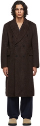 Our Legacy Brown Alpaca & Mohair Whale Coat