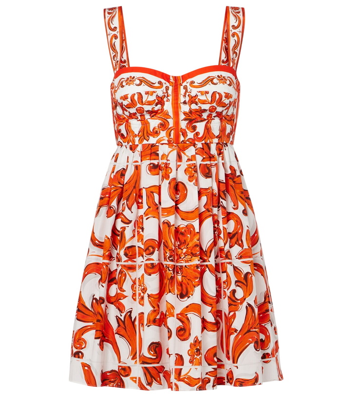 Dolce & Gabbana DG-Logo Floral-Lace Mini Dress Dolce & Gabbana