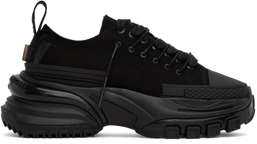 Wooyoungmi Black Double Lace Sneakers Wooyoungmi