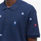 Kenzo Paris Men's Kenzo Target Classic Polo Shirt in Blue