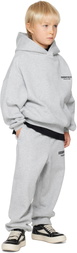 Fear of God ESSENTIALS Kids Gray Fleece Hoodie