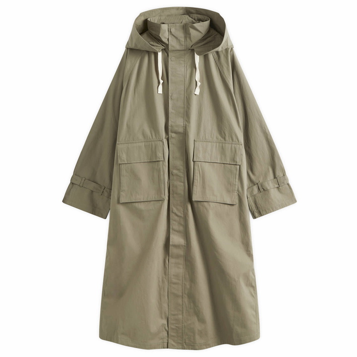 Photo: Nudie Jeans Co Women's Nudie Barbro Parka Jacket in Pale Olive