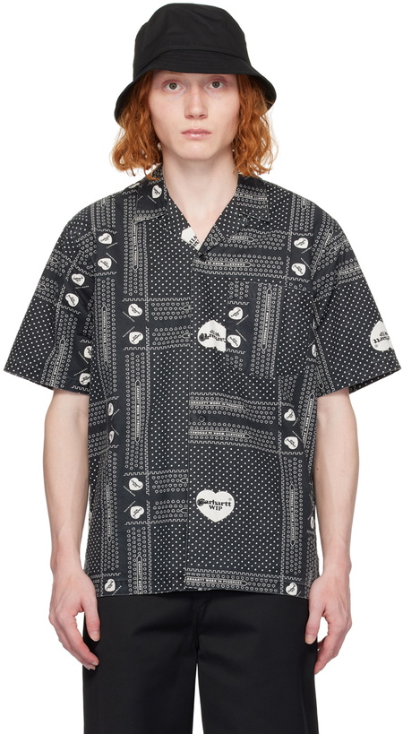 Photo: Carhartt Work In Progress Black Heart Bandana Shirt