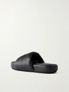 Rick Owens - Chancla Full-Grained Leather Slides - Black