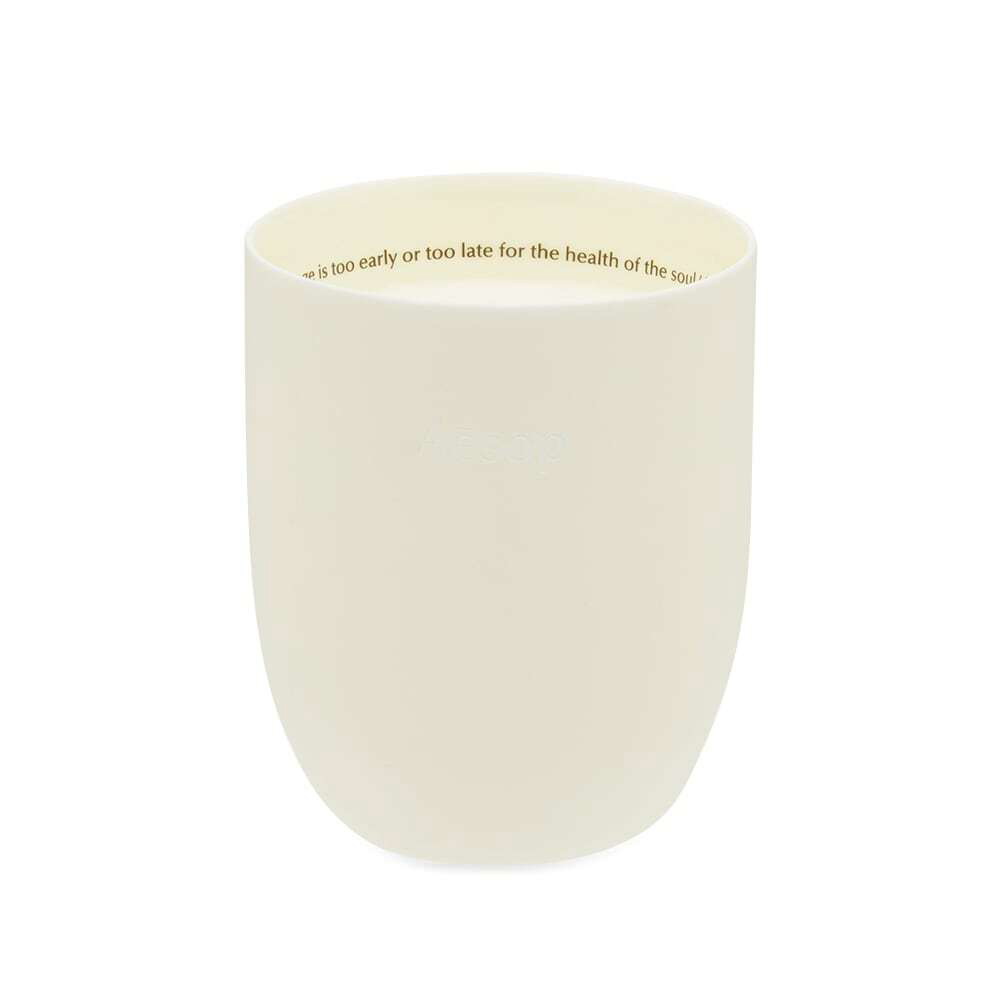 Photo: Aesop Ptolemy Candle in White