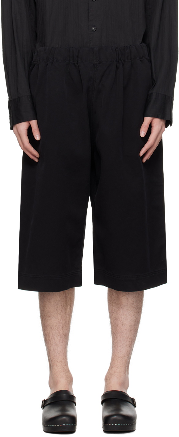 CASEY CASEY YAMA SHORT BLACK CASEY CASEY Black Jog Ah Shorts CASEY