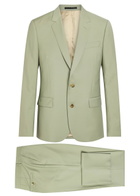 Paul Smith Wool and Mohair-blend Suit Green