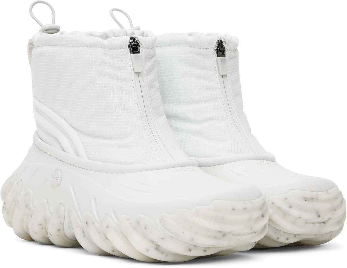 Crocs White Echo Boot Z Shield Boots