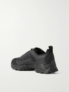 ROA - Katharina Light Rubber and Leather-Trimmed Ripstop Sneakers - Black