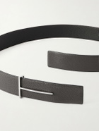 TOM FORD - 3.8cm Full-Grain Leather Belt - Black