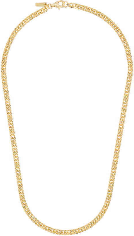Photo: Hatton Labs Gold Mini Curb Chain Necklace
