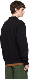 Carhartt Work In Progress Black WIP Label Sweatshirt Polo