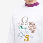 Dime Men's Codex Crew Sweat in Ash