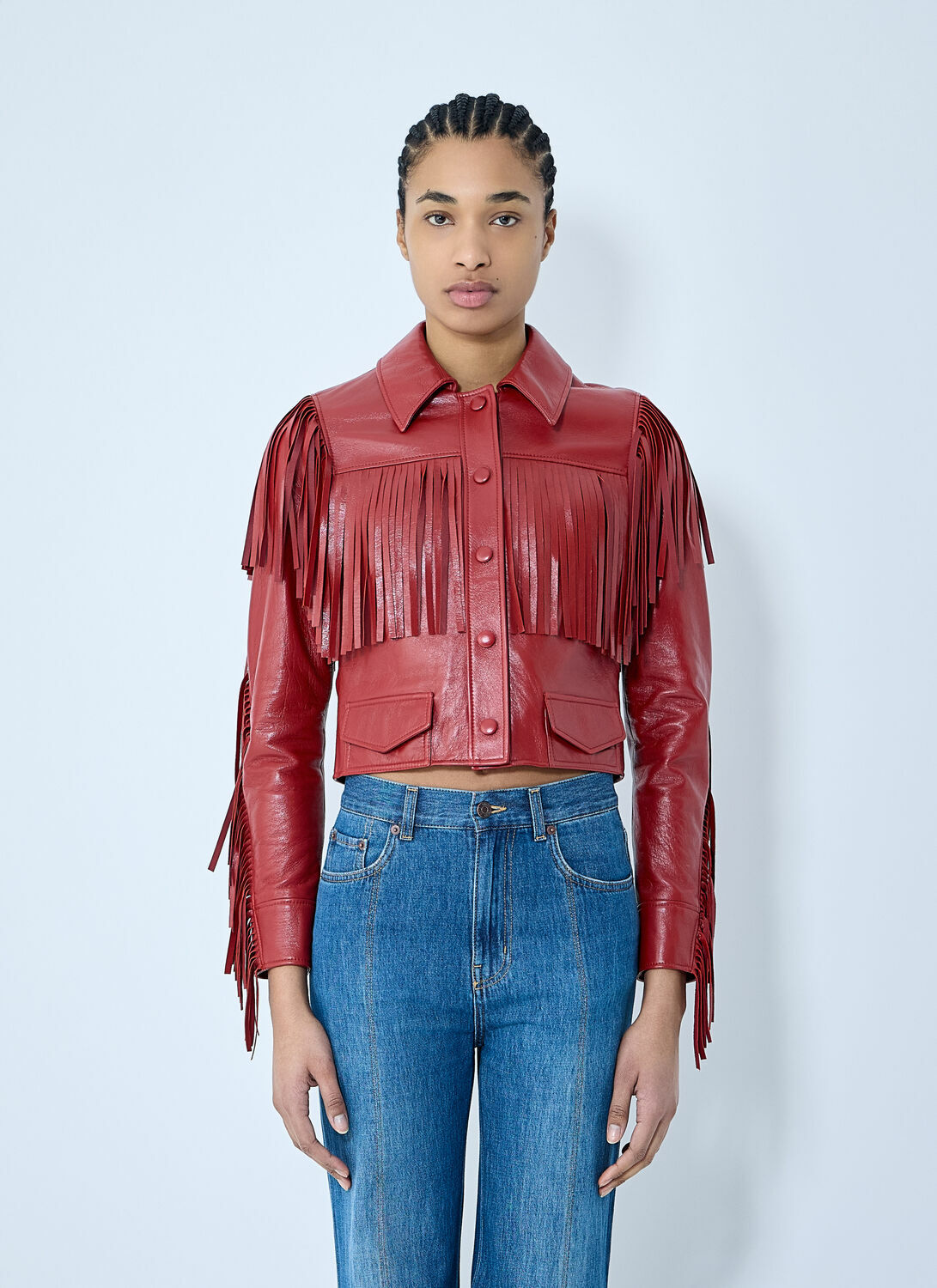 Chloé Fringed Leather Jacket