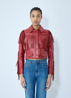 Chloé Fringed Leather Jacket