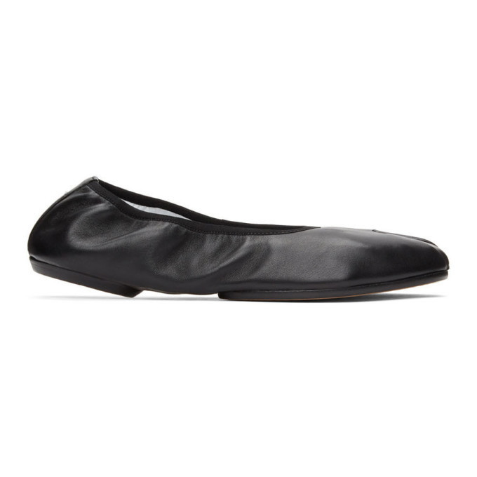 Photo: Maison Margiela Black Tabi Ballerina Flats