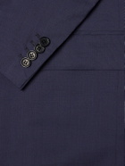 Kiton - Wool-Fresco Suit Jacket - Blue