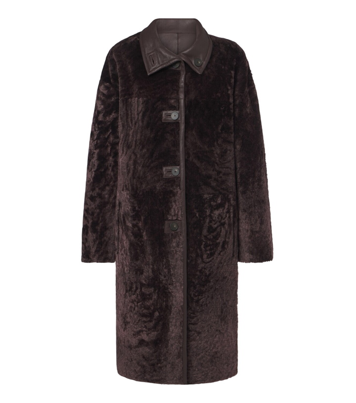 Photo: Joseph Ari reversible leather and shearling coat