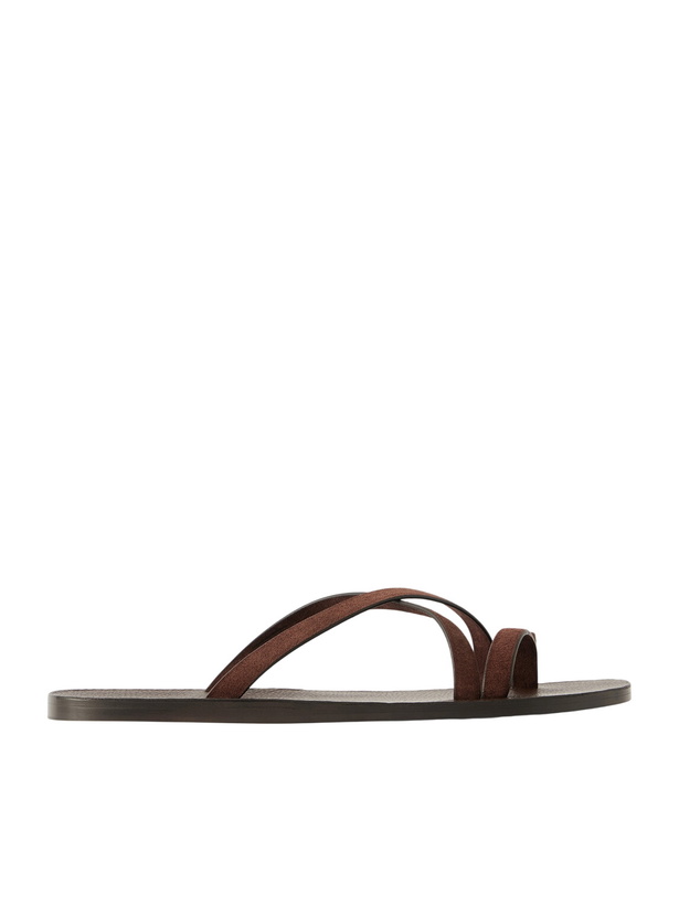 Photo: TOM FORD - Alfred Suede Sandals - Brown