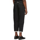 Ziggy Chen Black Panelled Trousers