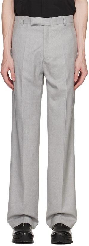 Photo: HELIOT EMIL Gray Tailored Trousers