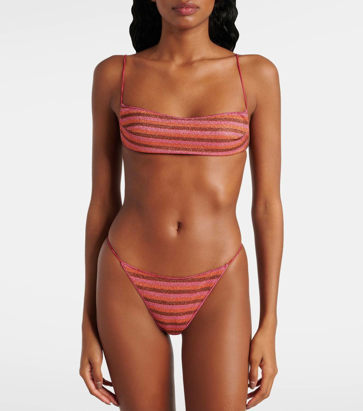 Oséree Lumière striped bikini