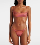 Oséree Lumière striped bikini
