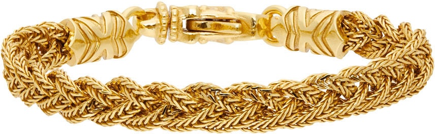 Photo: Emanuele Bicocchi Gold Braided Bracelet