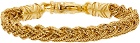 Emanuele Bicocchi Gold Braided Bracelet