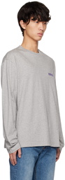 A.P.C. Gray Frankie Long Sleeve T-Shirt