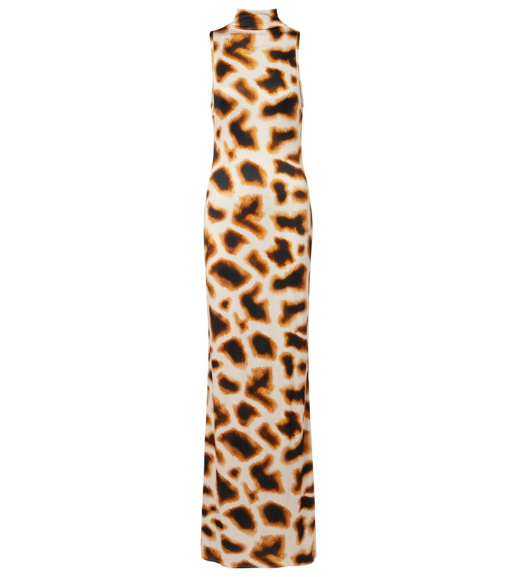 Photo: Christopher Esber Animal-print maxi dress