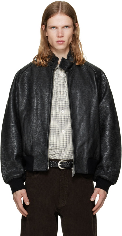 Photo: Studio Nicholson Black Over Leather Jacket