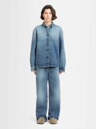 ANNAGRETA Luce Medium Wash Denim Shirt