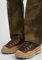 Moncler Genius 8 Moncler Palm Angels Peka 305 Leather Derby Shoes Brown