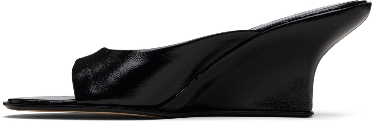 BY FAR Black Caroo Heeled Sandals