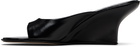 BY FAR Black Caroo Heeled Sandals