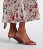 Paris Texas Lidia patent leather mules
