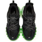 Balenciaga Black and Green Glow-in-the-Dark Track Sneakers